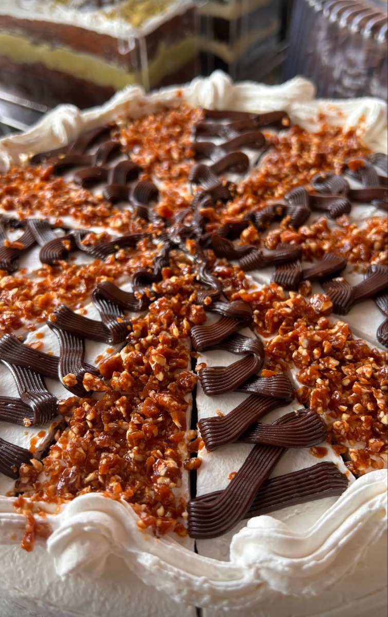Bolo de Amendoim com chocolate