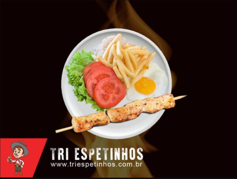 À La Minuta Com Espetinho De Coração De Frango